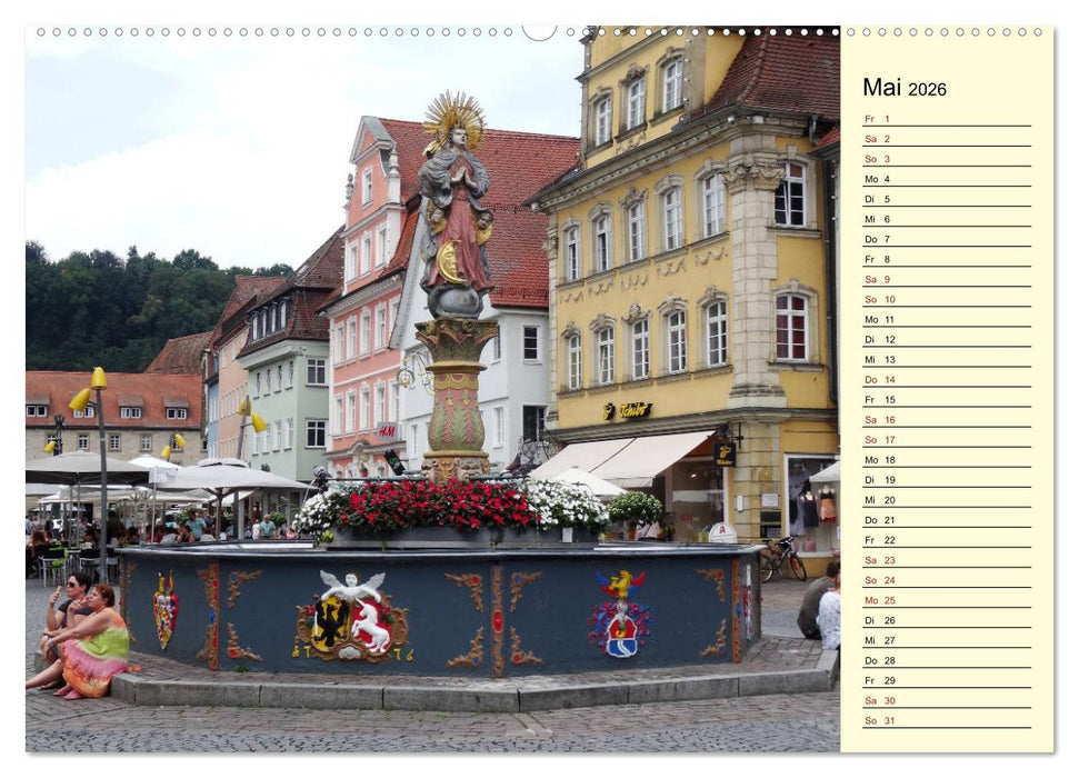 Unterwegs in Schwäbisch Gmünd (CALVENDO Wandkalender 2026)