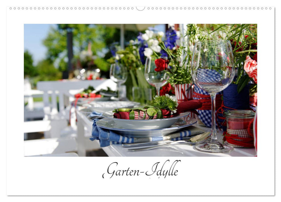 Garten-Idylle 2026 (CALVENDO Wandkalender 2026)