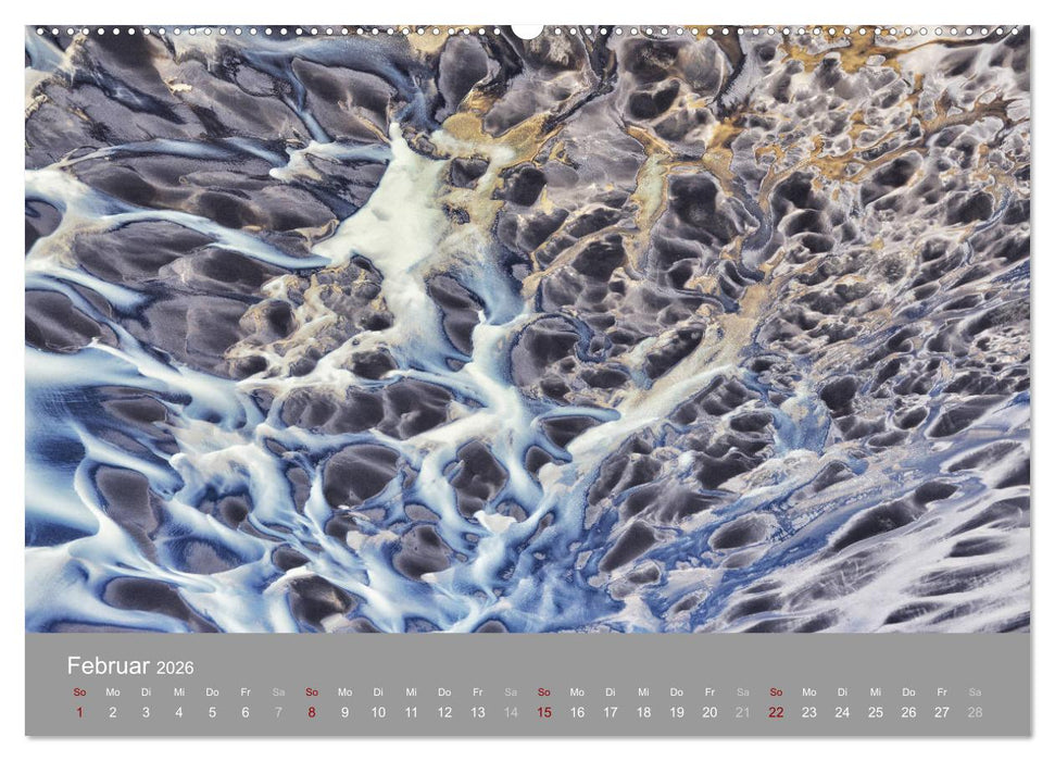 Naturkunst - Luftbilder (CALVENDO Wandkalender 2026)