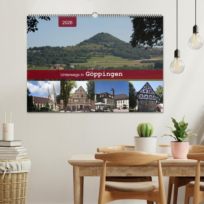 Unterwegs in Göppingen (CALVENDO Wandkalender 2026)