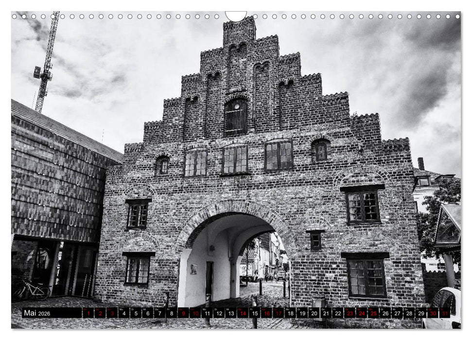 Ein Blick auf Flensburg (CALVENDO Wandkalender 2026)