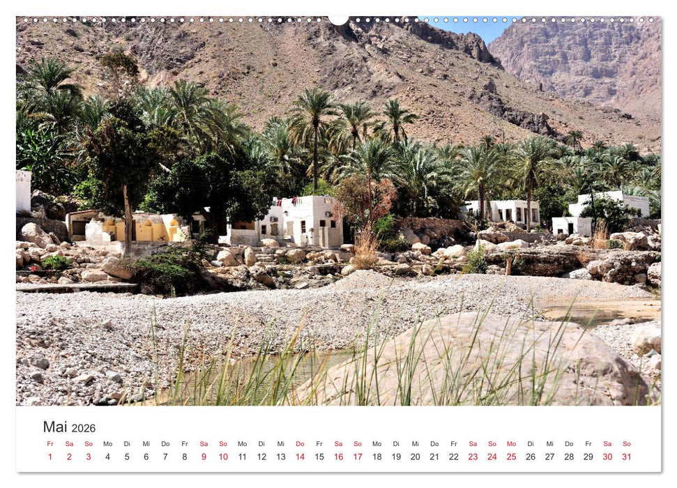 Sultanat Oman - Land des Orients (CALVENDO Wandkalender 2026)