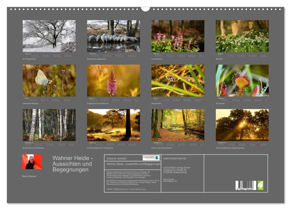 Wahner Heide - Aussichten und Begegnungen (CALVENDO Wandkalender 2026)