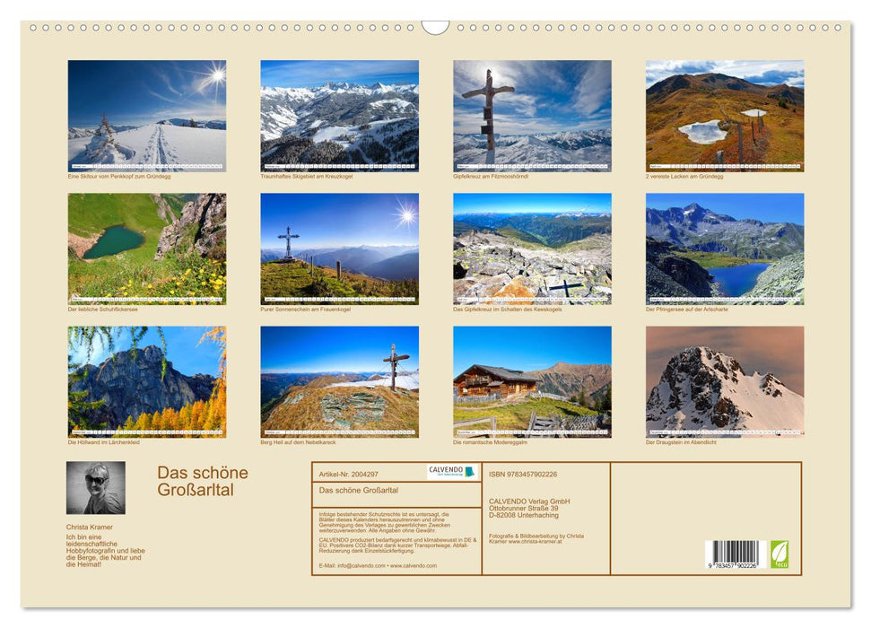 Das schöne Großarltal (CALVENDO Wandkalender 2026)