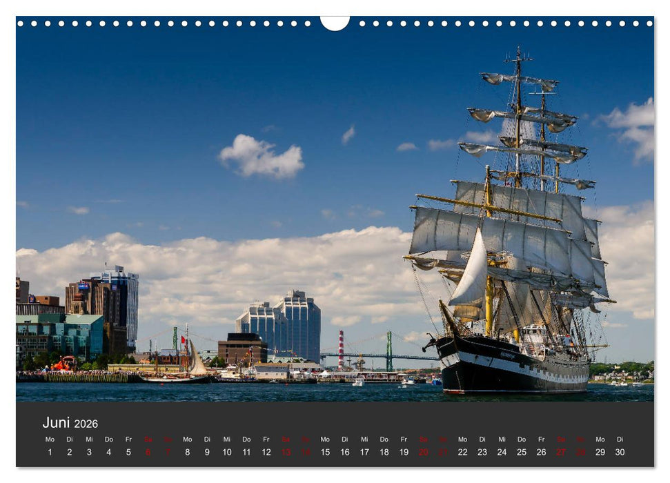 Windjammer-Regatta - Tall Ships Atlantic Challenge (CALVENDO Wandkalender 2026)