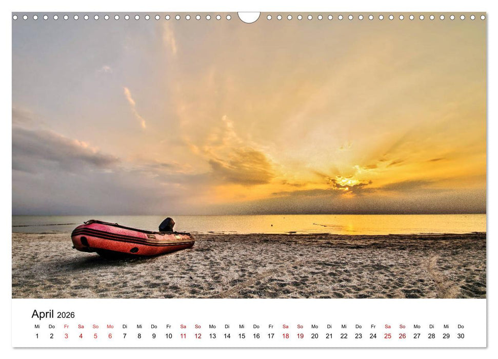 Ein Tag auf der Insel Hiddensee (CALVENDO Wandkalender 2026)