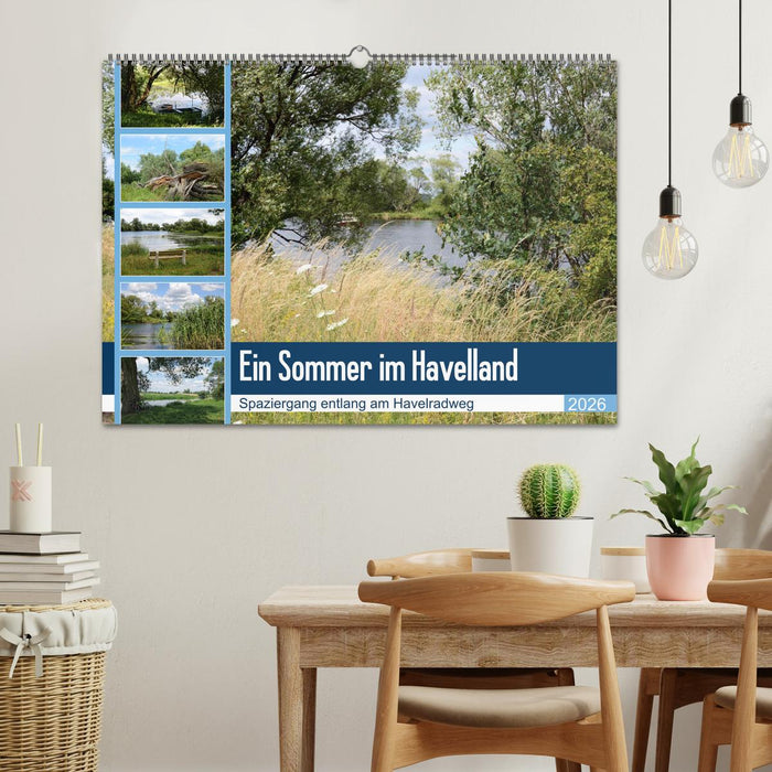 Ein Sommer im Havelland - Spaziergang entlang am Havelradweg (CALVENDO Wandkalender 2026)