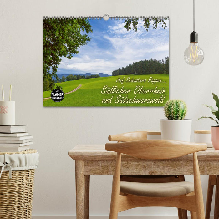 Auf Schusters Rappen... Südlicher Oberrhein und Südschwarzwald (CALVENDO Wandkalender 2026)