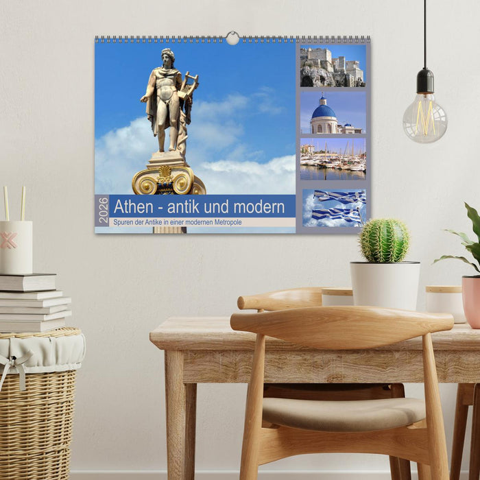 Athen - antik und modern (CALVENDO Wandkalender 2026)
