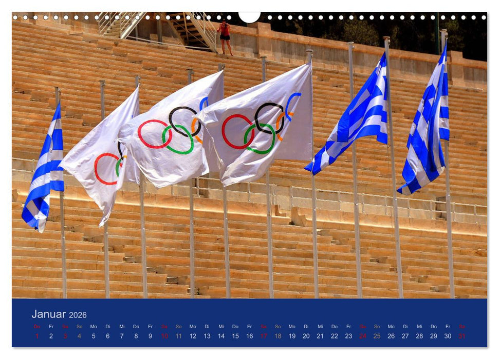 Athen - antik und modern (CALVENDO Wandkalender 2026)