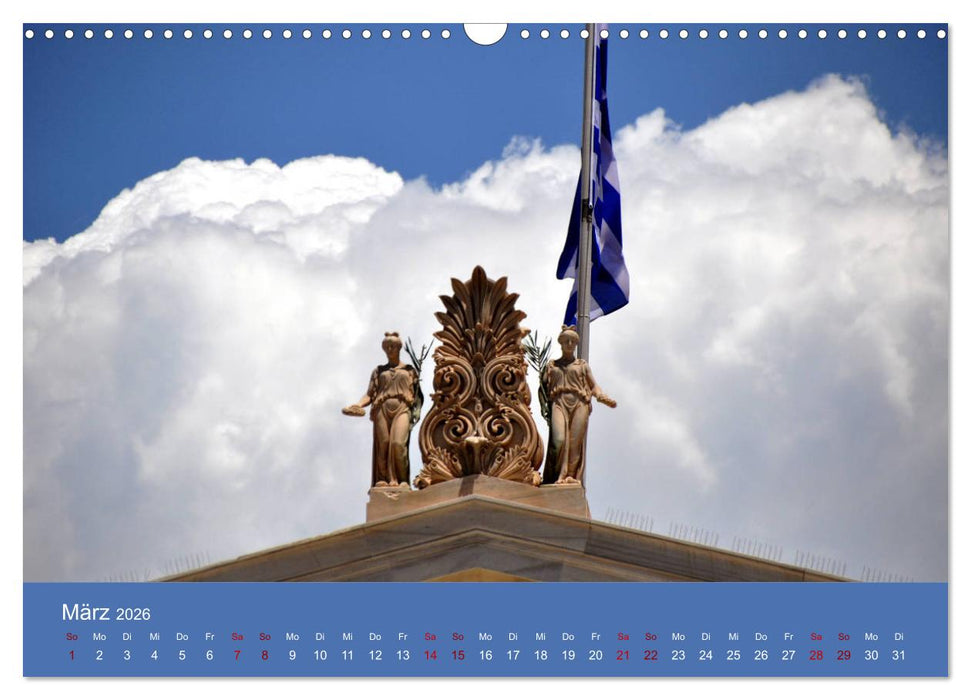 Athen - antik und modern (CALVENDO Wandkalender 2026)