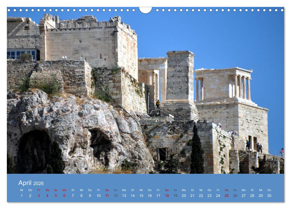 Athen - antik und modern (CALVENDO Wandkalender 2026)