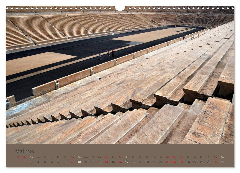 Athen - antik und modern (CALVENDO Wandkalender 2026)