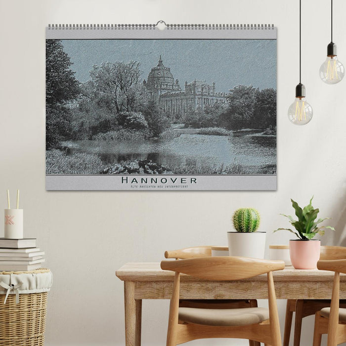 Hannover, alte Aufnahmen neu interpretiert. (CALVENDO Wandkalender 2026)