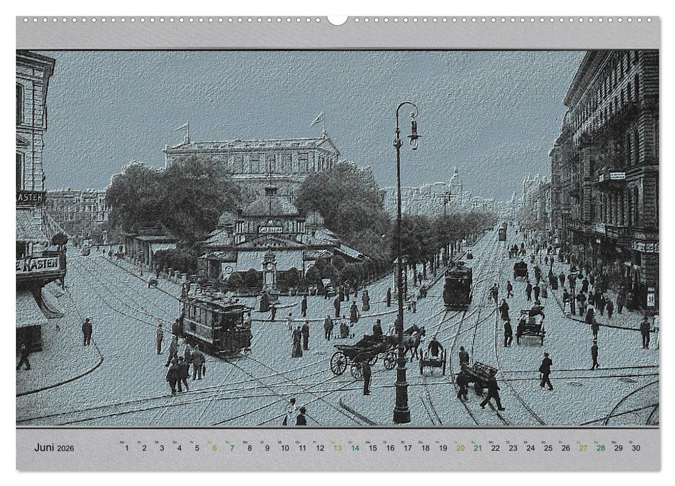 Hannover, alte Aufnahmen neu interpretiert. (CALVENDO Wandkalender 2026)