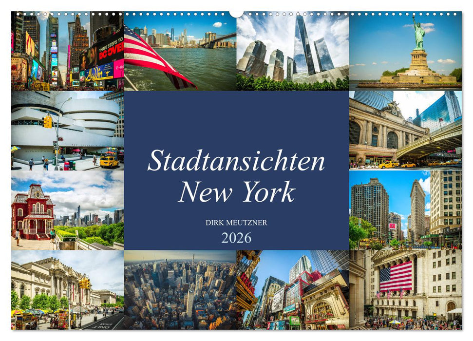 Stadtansichten New York (CALVENDO Wandkalender 2026)