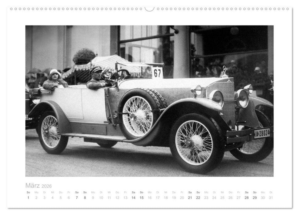 Luxus Oldtimer - Mercedes (CALVENDO Wandkalender 2026)