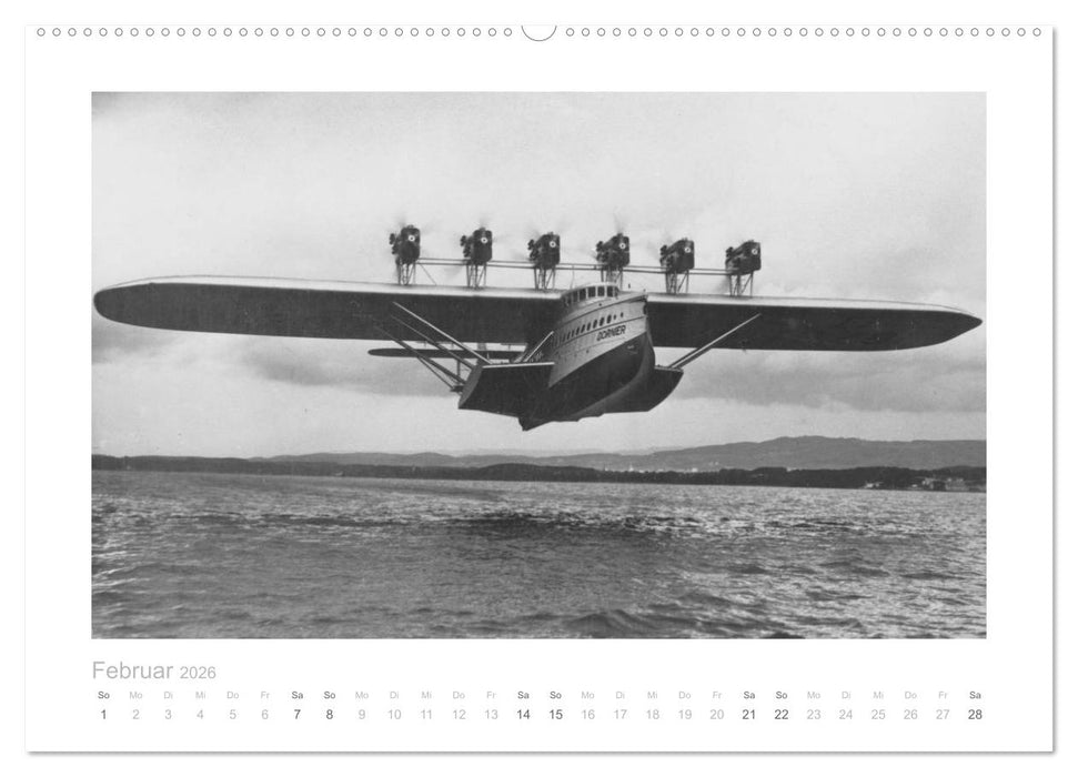 Reise mit dem Flugschiff - Dornier (CALVENDO Wandkalender 2026)