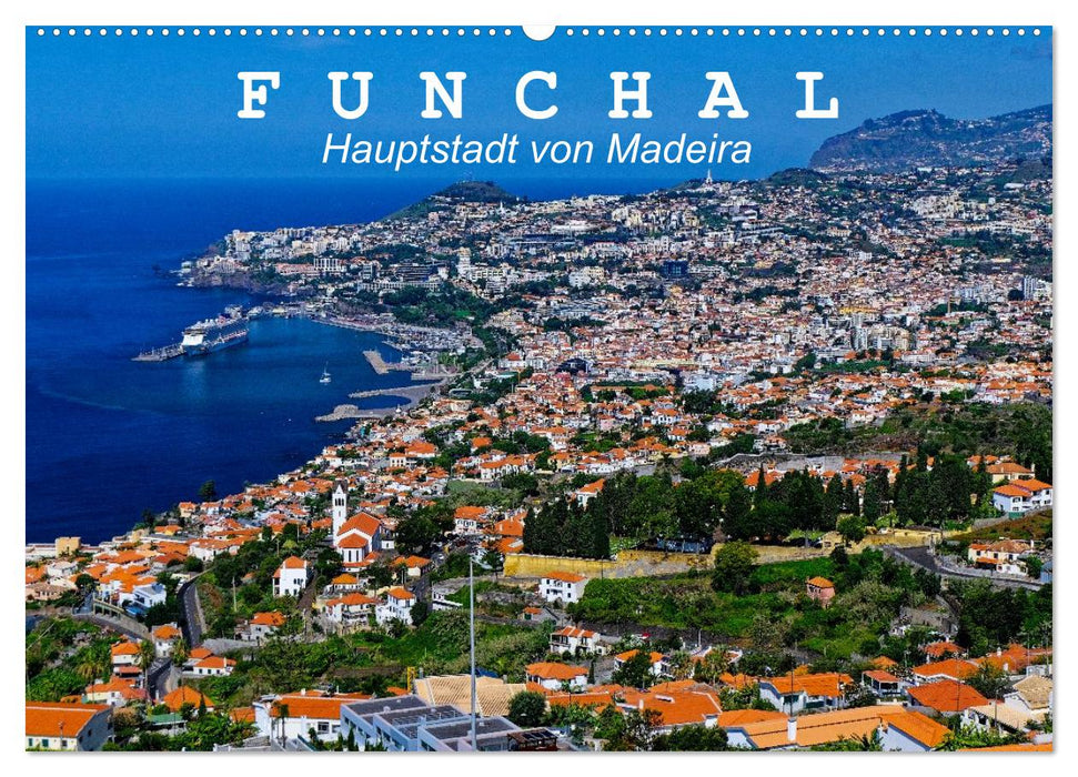 Funchal - Die Hauptstadt von Madeira (CALVENDO Wandkalender 2026)