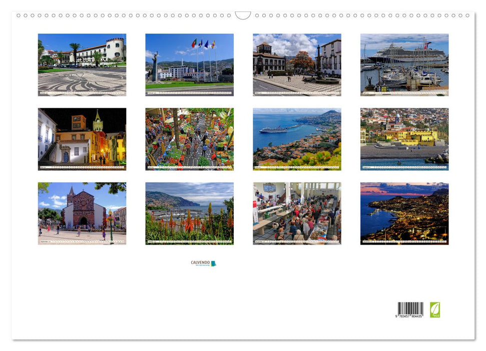 Funchal - Die Hauptstadt von Madeira (CALVENDO Wandkalender 2026)