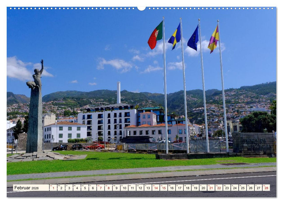 Funchal - Die Hauptstadt von Madeira (CALVENDO Wandkalender 2026)
