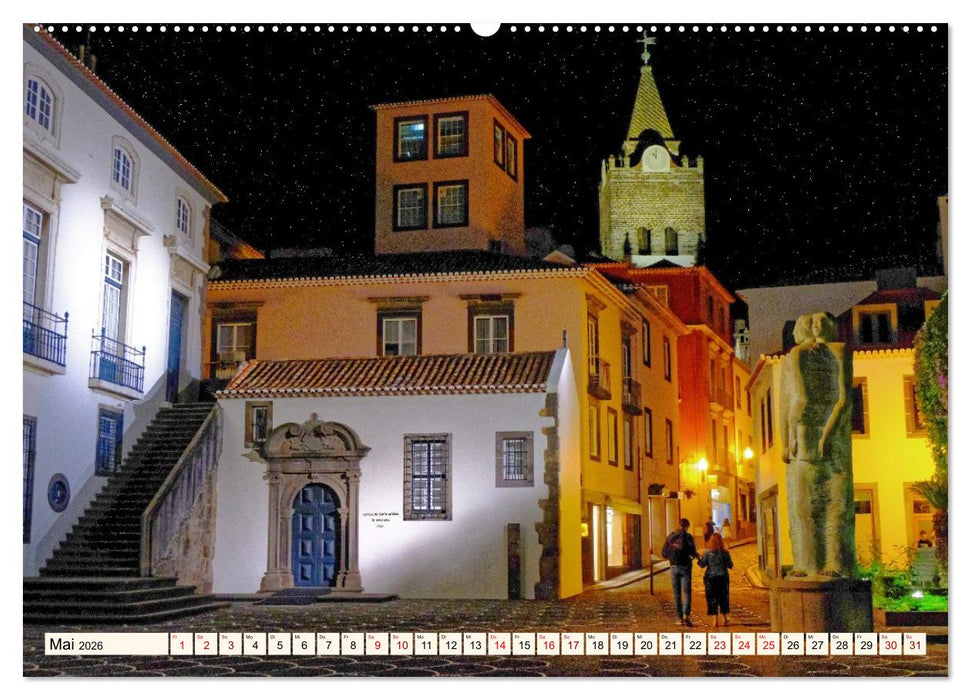 Funchal - Die Hauptstadt von Madeira (CALVENDO Wandkalender 2026)