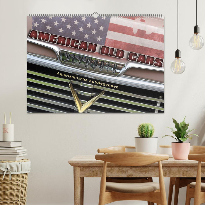 American Old Cars - Amerikanische Autolegenden (CALVENDO Wandkalender 2026)