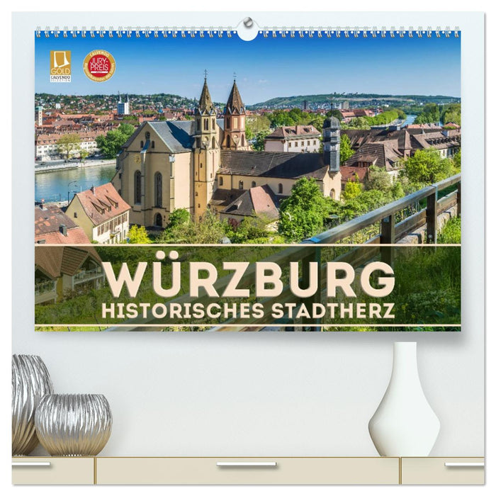 WÜRZBURG Historisches Stadtherz (CALVENDO Premium Wandkalender 2026)