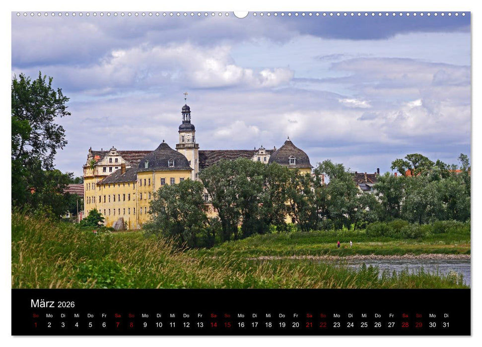 Elberadweg Coswig (Anhalt) (CALVENDO Wandkalender 2026)