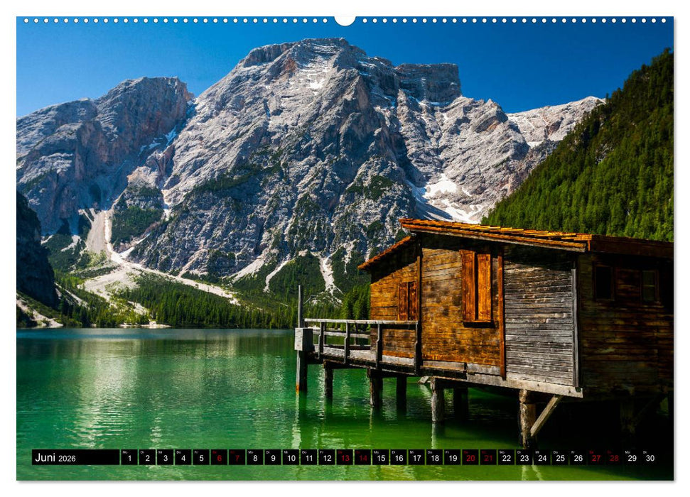 Berge. Alpenseen (CALVENDO Wandkalender 2026)
