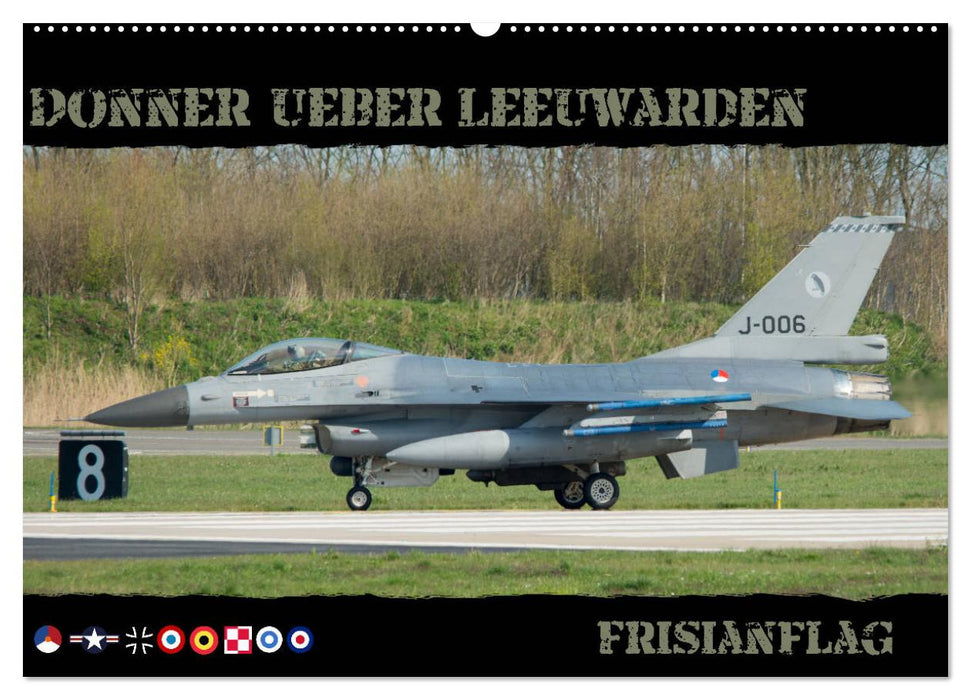 Donner ueber Leeuwarden (CALVENDO Wandkalender 2026)