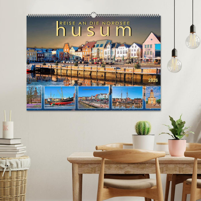 Reise an die Nordsee - Husum (CALVENDO Wandkalender 2026)