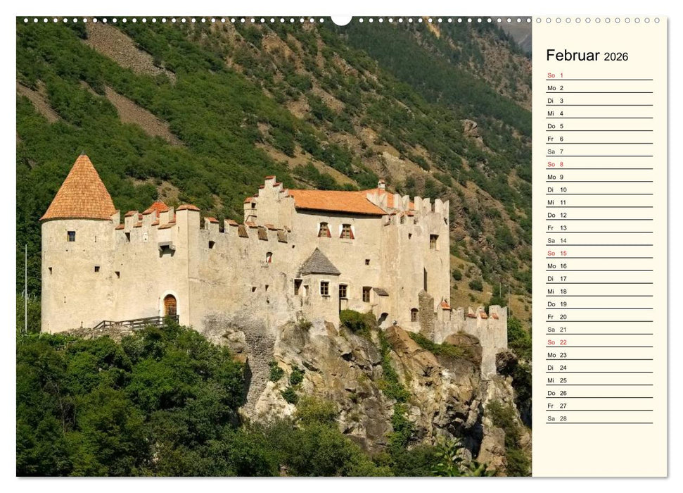 Vinschgau - Die Sonnenseite Südtirols (CALVENDO Wandkalender 2026)