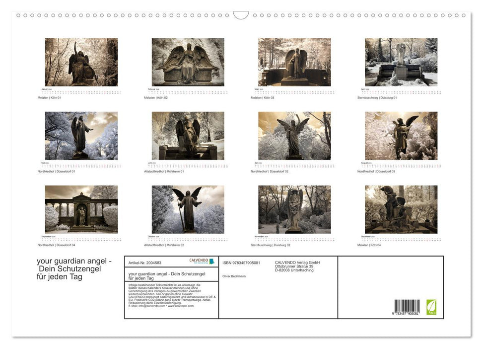 your guardian angel - Dein Schutzengel für jeden Tag (CALVENDO Wandkalender 2026)