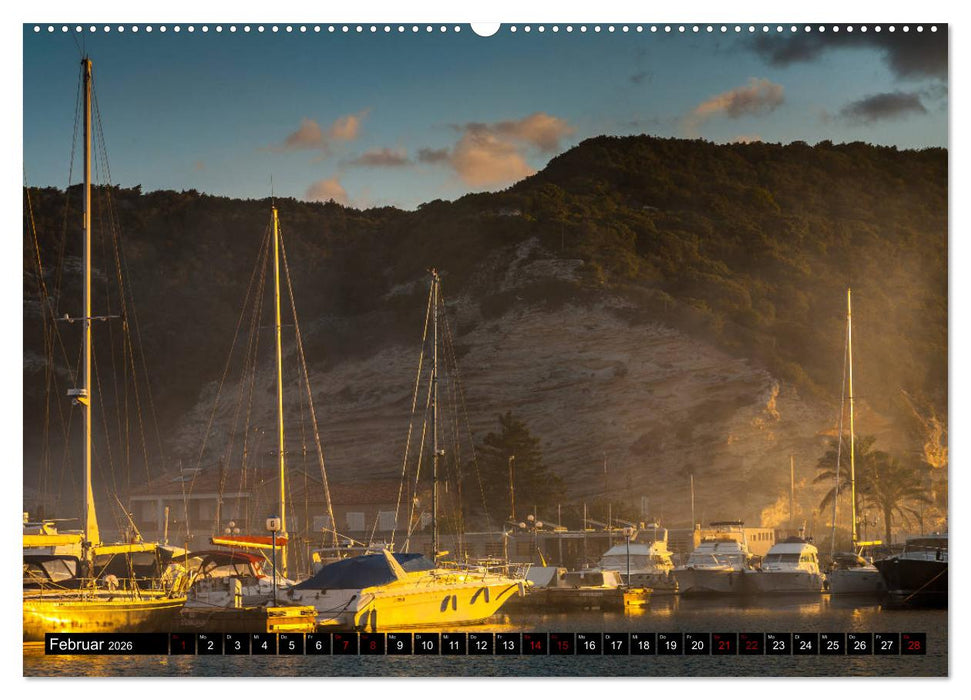 Bonifacio. Korsika (CALVENDO Wandkalender 2026)