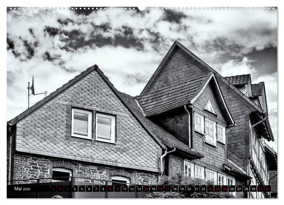 Ein Blick auf Homberg an der Efze (CALVENDO Wandkalender 2026)