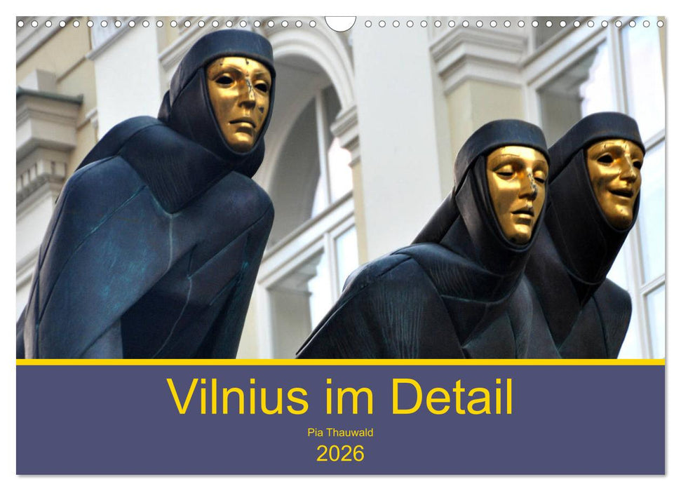 Vilnius im Detail (CALVENDO Wandkalender 2026)