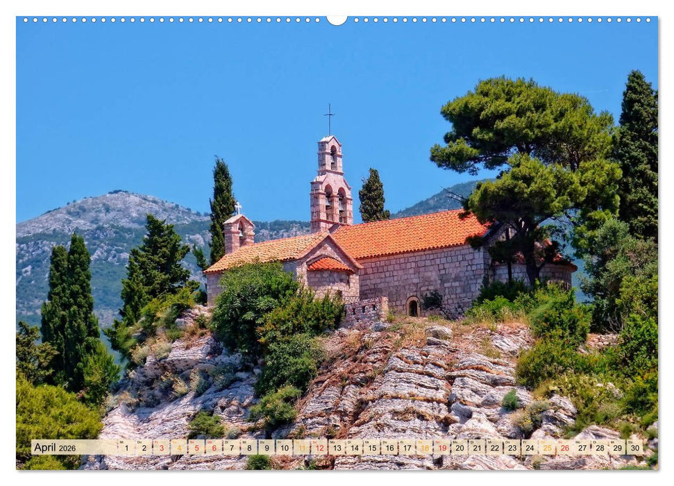 Reise nach Montenegro (CALVENDO Wandkalender 2026)