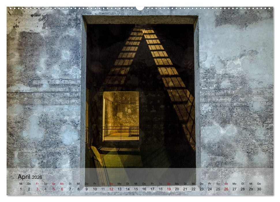 Zeche und Kokerei Zollverein Essen: Industrie-Architektur (CALVENDO Wandkalender 2026)