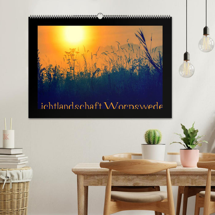 Lichtlandschaft Worpswede (CALVENDO Wandkalender 2026)