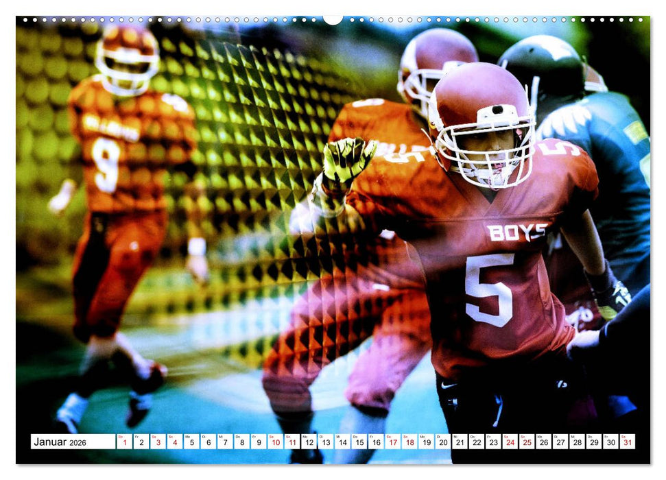 HEROES - American Football (CALVENDO Wandkalender 2026)