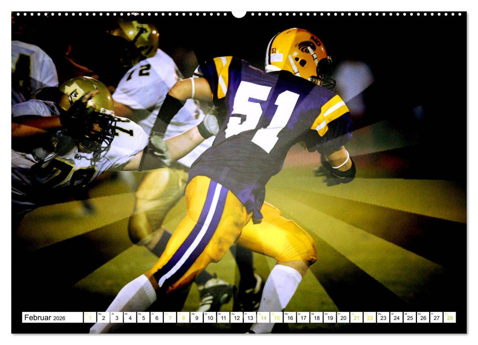 HEROES - American Football (CALVENDO Wandkalender 2026)