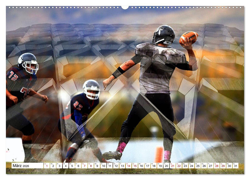 HEROES - American Football (CALVENDO Wandkalender 2026)