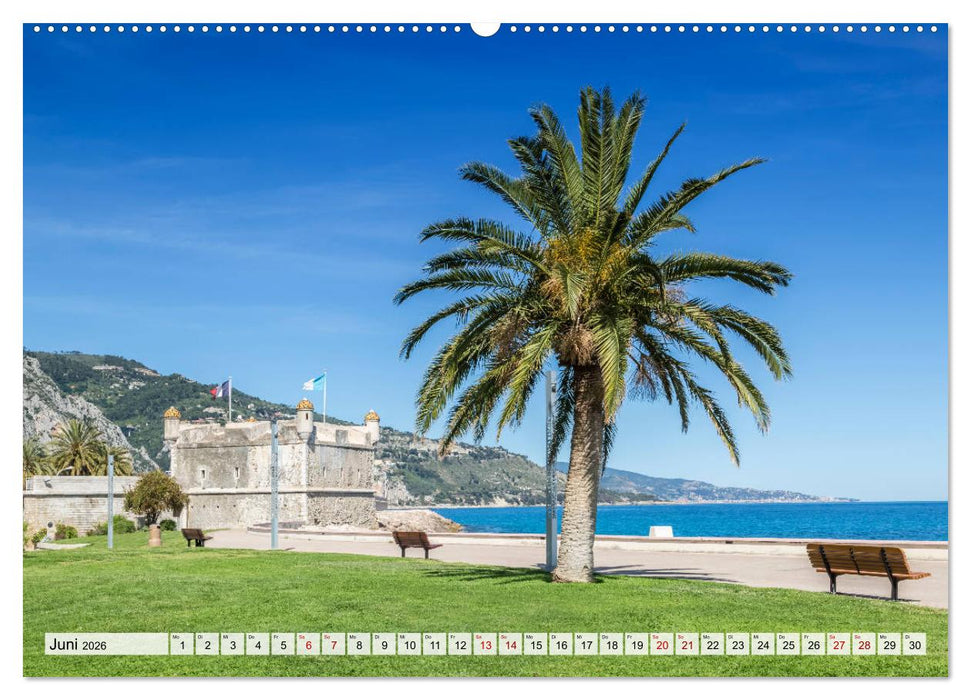 CÔTE D’AZUR Bezaubernde Orte (CALVENDO Wandkalender 2026)