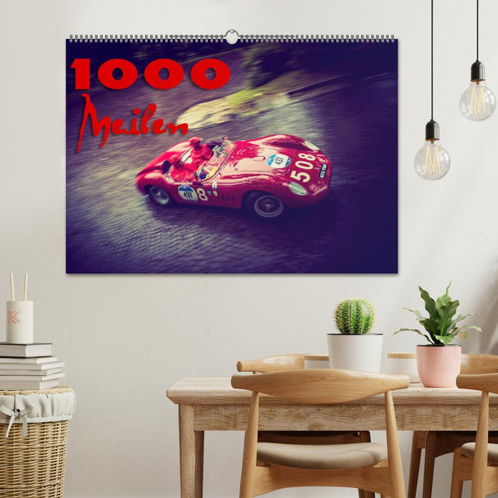 1000 Meilen (CALVENDO Wandkalender 2026)