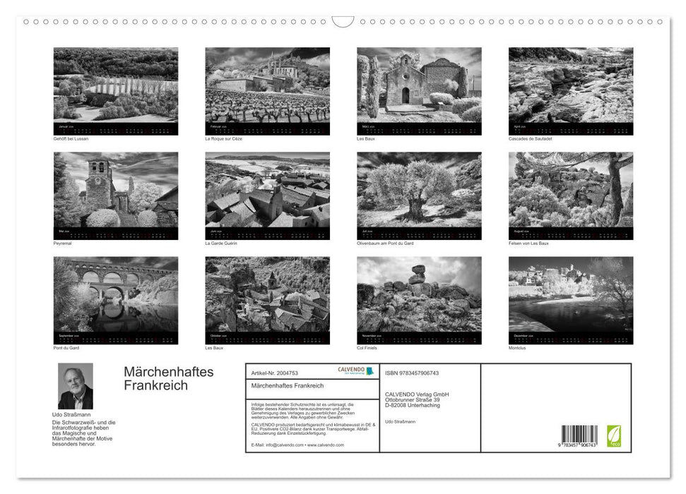 Märchenhaftes Frankreich (CALVENDO Wandkalender 2026)