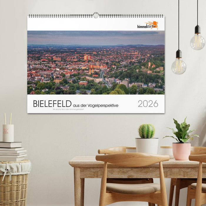 BIELEFELD aus der Vogelperspektive (CALVENDO Wandkalender 2026)