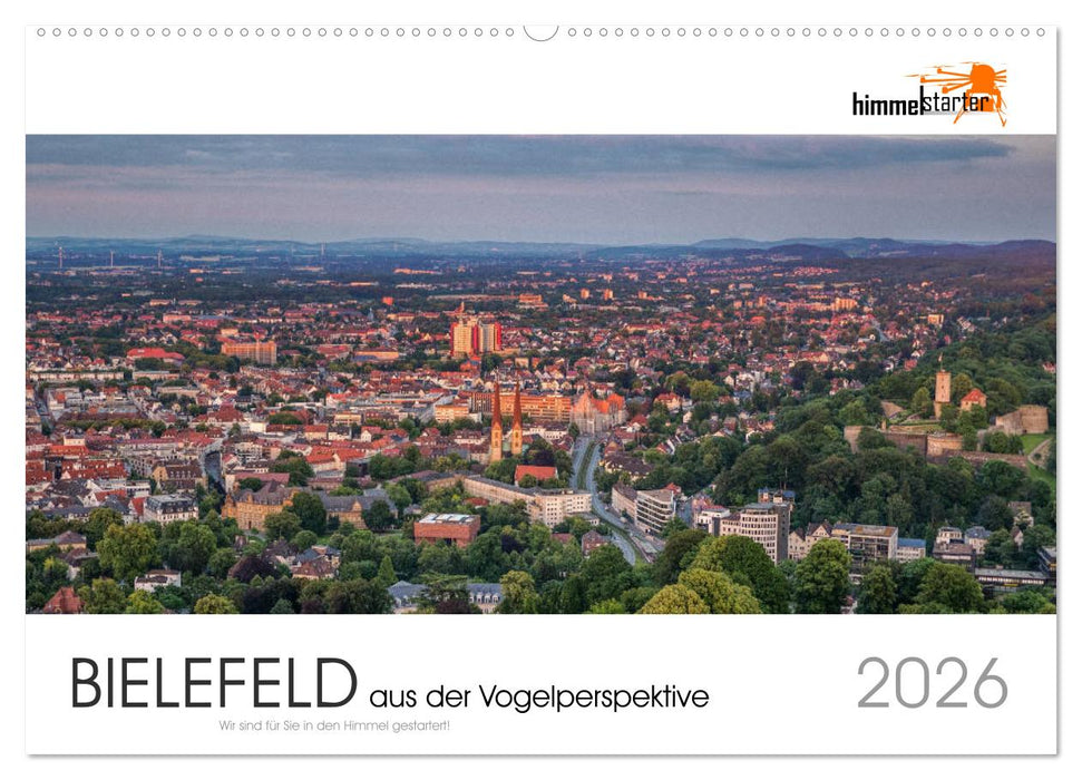BIELEFELD aus der Vogelperspektive (CALVENDO Wandkalender 2026)