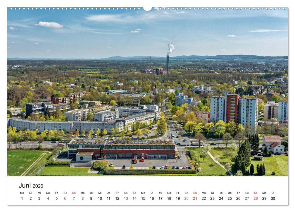BIELEFELD aus der Vogelperspektive (CALVENDO Wandkalender 2026)