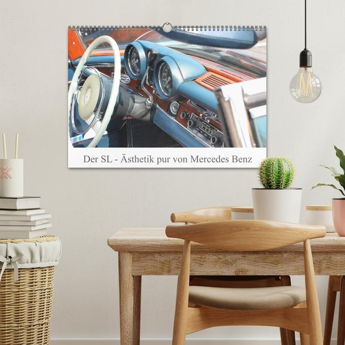 Der SL - Ästhetik pur von Mercedes Benz (CALVENDO Wandkalender 2026)